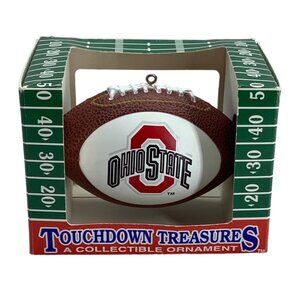 The Ohio State Football Christmas Ornament Touchdown Treasures Topperscot 3.5"